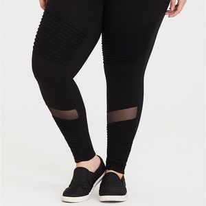 Torrid Moto Mesh Knit Legging Size 6x